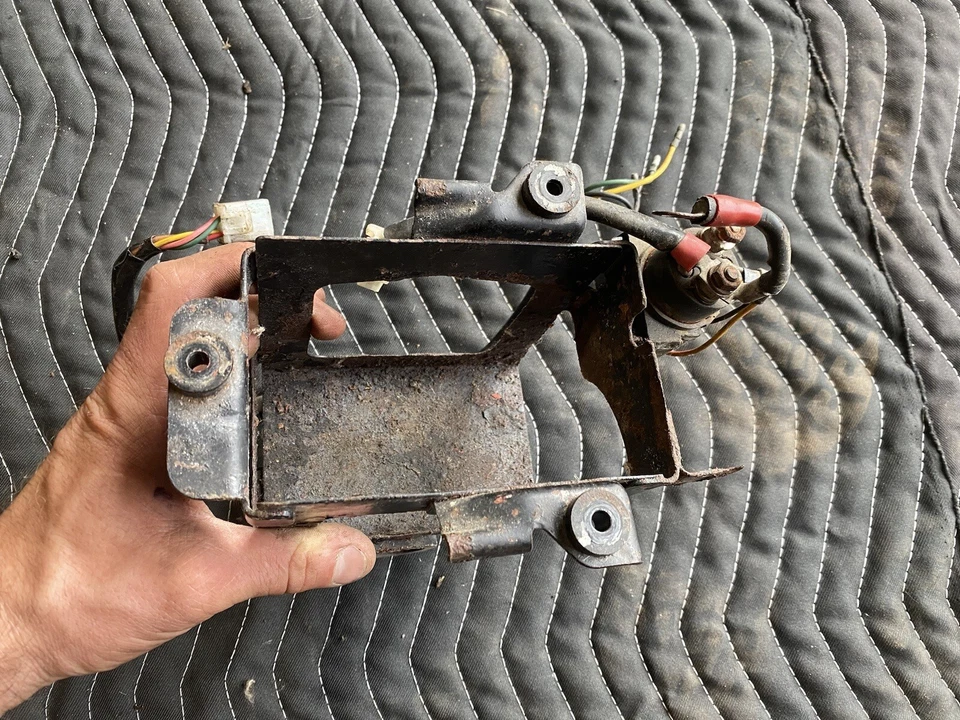 Honda CB360 CB360T 1974 caja de batería rectificador relé de arranque motocicleta #3009E Foto 4 de 4