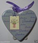 "GRANDMA - MINI HEART SHAPE PLATE  " 74881G