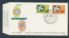 D489670 Belgium FDC Europa CEPT 1961 19 Doves Flying as One