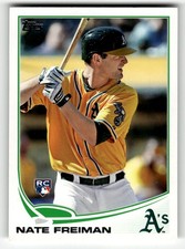 2013 Topps Update Nate Freiman #US264 Oakland Athletics ROOKIE CARD BEAUTY!. rookie card picture