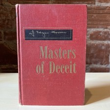MASTERS OF DECEIT J. EDGAR HOOVER (1958 - 4th Printing - Ex-Library)