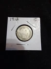 1912-P Barber Dime 90% Silver Average Circ