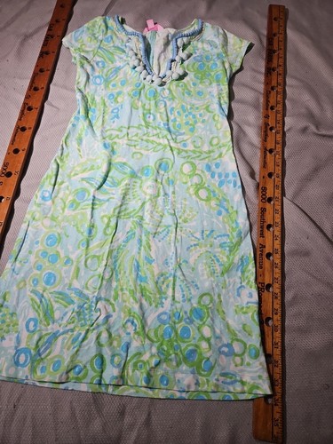 Lilly Pulitzer Dress Womens XXS Multicolor Harper Pom Poms in Any Fins Possible - Picture 7 of 13