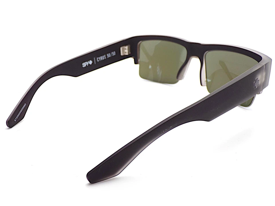 Gafas De Sol Spy Cyrus 50/50 Negro Mate Hielo Con Lentes Espejo Azul Spectra - Imagen 4 de 4