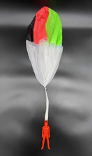 Paratrooper 17" Tangle Free Parachute Retro Army Man Military Toy