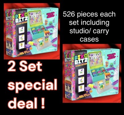 2 SET SPECIAL Pixo Bitz Studio Bead Building Set Make-Mist
