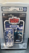 2022 STAR WARS VINTAGE COLLECTION CLONE TROOPER  501ST  VC240 AFA8.5 Graded MOC