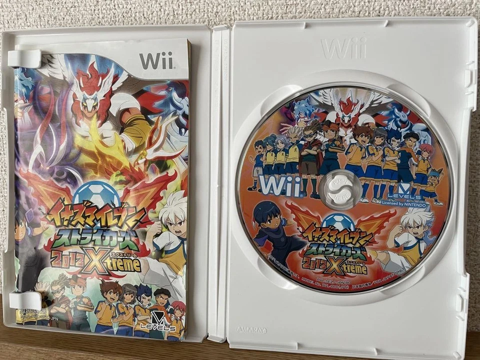 Wii Inazuma Eleven Strikers & 2012 Xtreme 2 & Go Strikers 2013 Nintendo used JP - Image 3 of 4