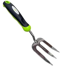 Garden Guru Hand Weeder Fork Tool – Rust Resistant – 1 Pack Stainless Steel