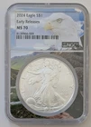2024 EAGLE S$1 EARLY RELEASES SILVER DOLLAR COIN NGC MS 70 SKU 8139966-009