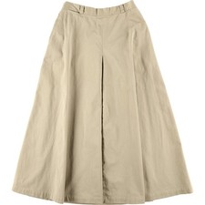 Vintage Ralph Lauren cotton long pleated chino skirt made in Canada size L ...