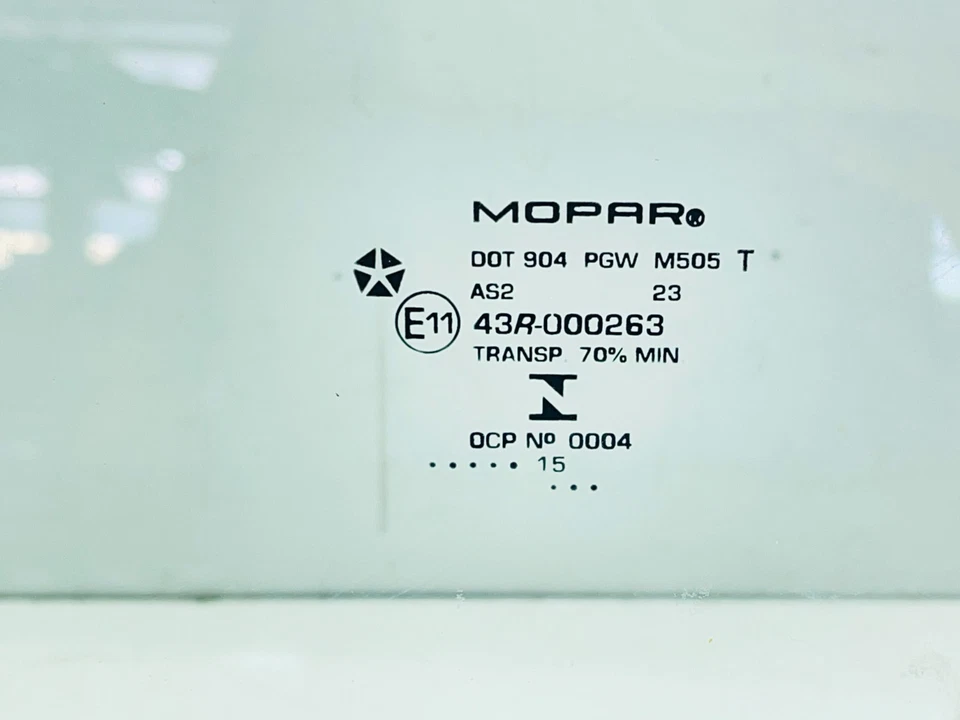 Dodge Ram 1500 2013-2018 puerta delantera izquierda del conductor ventana vidrio OEM Foto 2 de 4