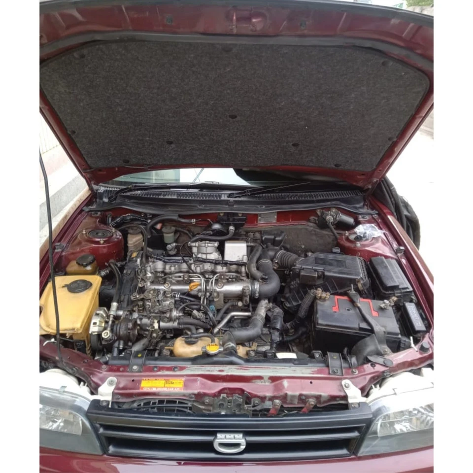 Front Engine Cover Hood Insulation Pad Heat Shield For Toyota Corolla 1993-97 Foto 3 de 4