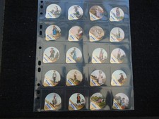 ONE COMPLETE SET OF 20 CREAMER POT LIDS COSTUMES