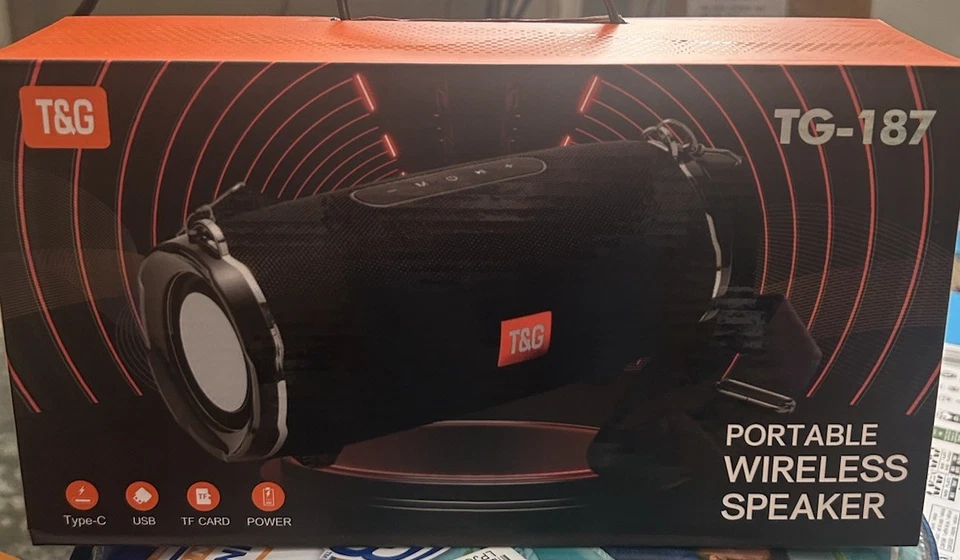 ENORME 50W Altavoz Bluetooth Alta Potencia Impermeable Columna Portátil Para PC Computación Foto 2 de 2