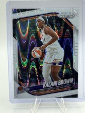 Kalani Brown 2025 Panini Prizm WNBA - White Seismic Prizm Card# 55