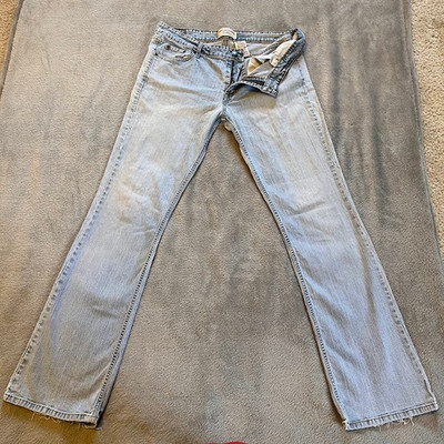 VTG Levi Strauss & Co. Women's Jeans Stretch Low-Rise Bootcut Juniors 15 Long