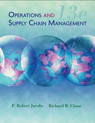 Operations and Supply Chain Management (The Mcgraw-hill/Irwin Series)