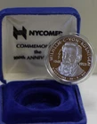 1845-1923 Wilhelm C Von Roentgen Rays X-Rays 1 oz .999 Fine Silver Round in Box