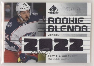 2022 SP Game Used Edition Rookie Blends Jersey 67/150 Trey Fix-Wolansky RC 18qc