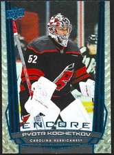 2025-26 UD Series 1 | Encore Blue E-2 Pyotr Kochetkov Carolina Hurricanes