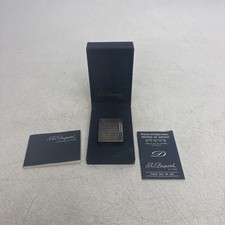S. T. Dupont Ligne Silver Plated Lighter &ndash; 1991 &ndash; w/ Box & Papers