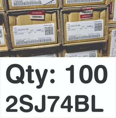 Qty 100 2SJ74-BL Toshiba J-FET Transistors  - ''BLUE'' / ''B'' Range 6-12mA - NEW