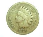 1878 Indian Head Cent G6 Details ED Full Date US Penny Circulated