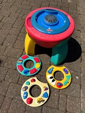 VTG Fisher Price Intelli-Table Light Up Musical Activity Center Works SEE VIDEO!