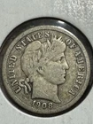 1908-o Barber Dime, Better Date, Great Details, Free Shipping Offer