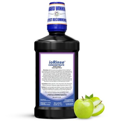 ioRinse Concentrated Irrigant with Active Molecular 33.8 Fl Oz (Pack of 1) 