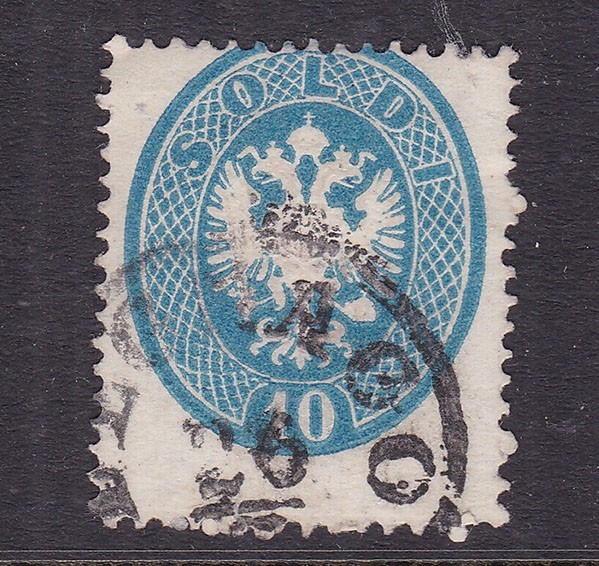 LOMBARDIA VENETIA^^^^1863   sc#17  used  KEY used  CLASSIC  @dco3628lomb