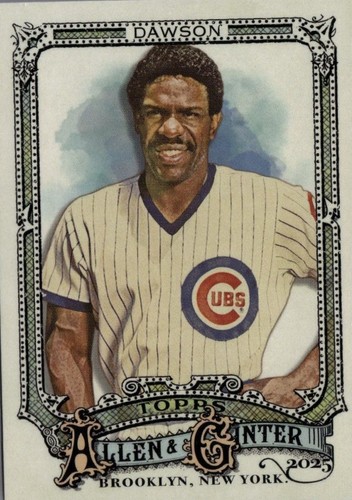 2025 Topps Five Star Autograph Aqua Andre Dawson 74/75 Chicago 