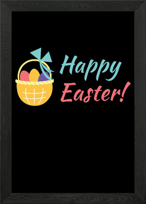 Frohe Ostern Gerahmtes Wandbild Poster Leinwanddruck Bild