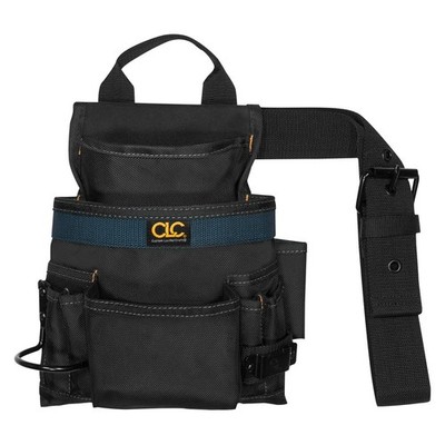 Custom Leathercraft CLC 2823 ballistische Nagel- und Werkzeugtasche, 10 Taschen, M, schwarz 