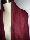Burgundy Circle Infinity Scarf With Hidden Pocket — photo 3