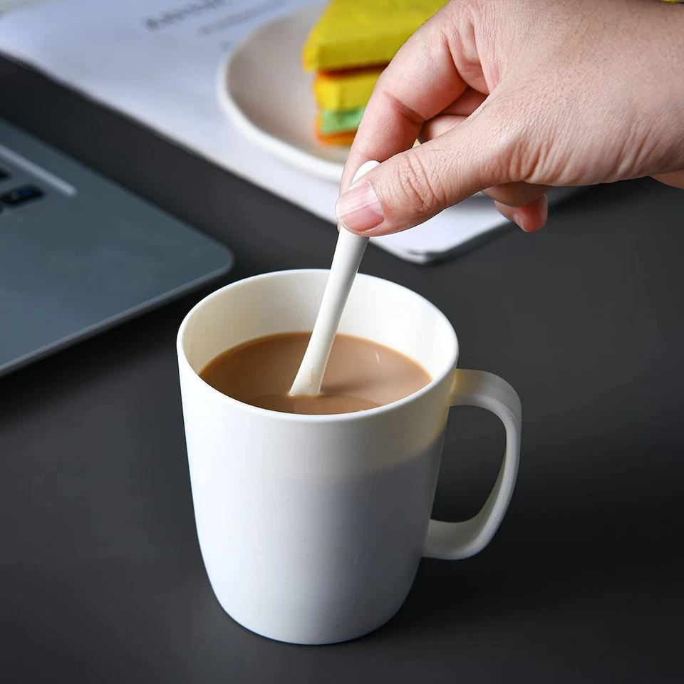 Conjunto de 5 canecas de café de plástico conjunto de 10 onças de café inquebrável - Imagem 2 de 4