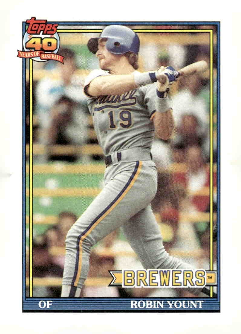 1991 Topps #575 Robin Yount