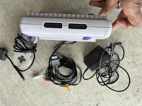 Super Nintendo System SNES Console Tested  Great Condition W Cables + Controller