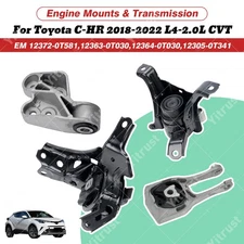 Opened Engine Mounts & Transmission Mount for Toyota C-HR 22-18 L4-2.0L CVT