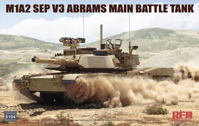 Rye Field Model 5104 1:35 M1A2 SEP V3 Abrams Main Battle Tank