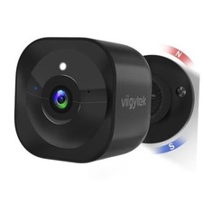 Security Cameras Wireless Outdoor Magnetic, 2.4G WiFi 2K Battery Black-1Pack