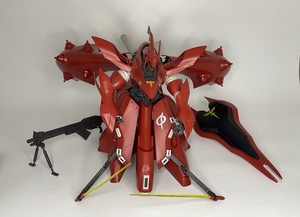 Gundam HG 1/144 Scale MSN-4II Nightingale #240 Bandai - Pre Built- Incomplete
