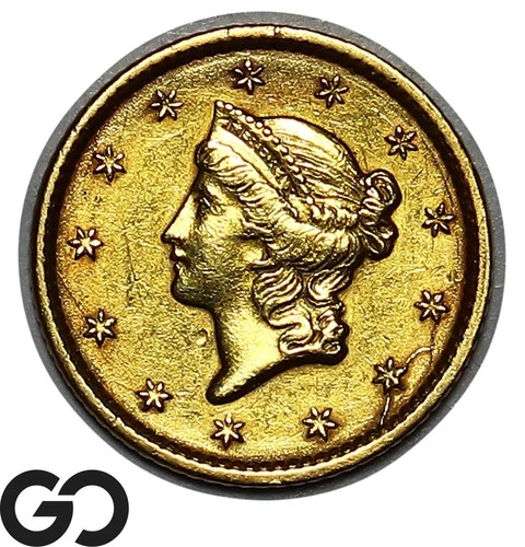 1851 Gold Dollar, $1 Gold Liberty, Type 1