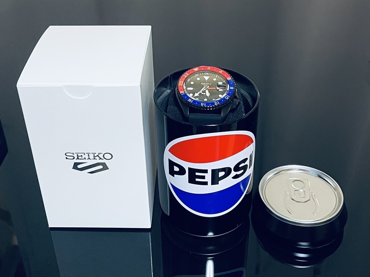 Edition 5 Seiko PEPSI Limited SBSC023 SPORTS Working Collaboration - vintagewatches.pk