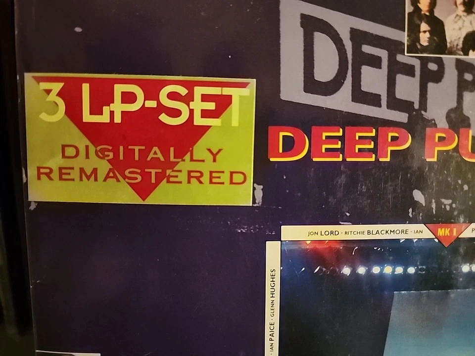 Deep Purple Anthology 1991 1ST 3 x Vinyl 152Y-7961291 OG LP EX Classic Hard Rock - Image 2 of 4