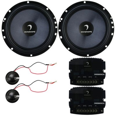 Diamond Audio DE65C 6.5'' 60W RMS Elite Series 2-Way Component Speaker System