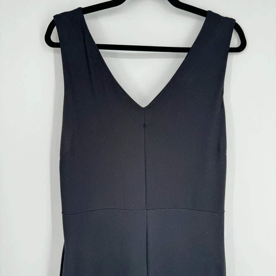 Lysse Women's Wide Leg Knit Dressy Jumpsuit Black Ponte Knit Size Large Foto 4 de 4