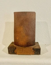 Rustic Abstract Steel Sculpture by artist Simi Dabah