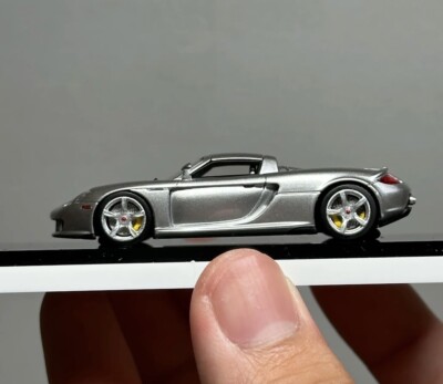 ZD YM 1:64 Silver Carrera GT Racing Sports Model Diecast Resin Car